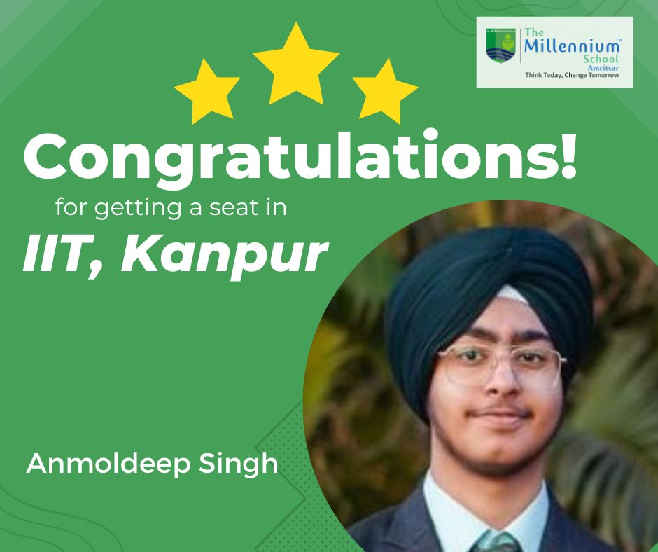 Anmoldeep Singh gets selected in IIT Kanpur