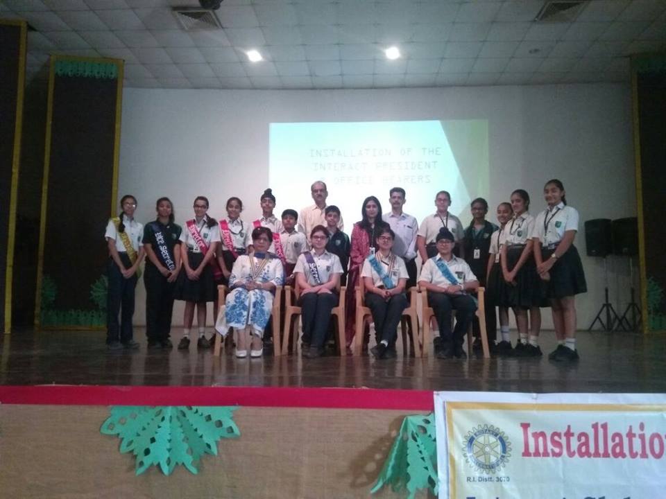 Installation Ceremony of Interact Club held at TMSA