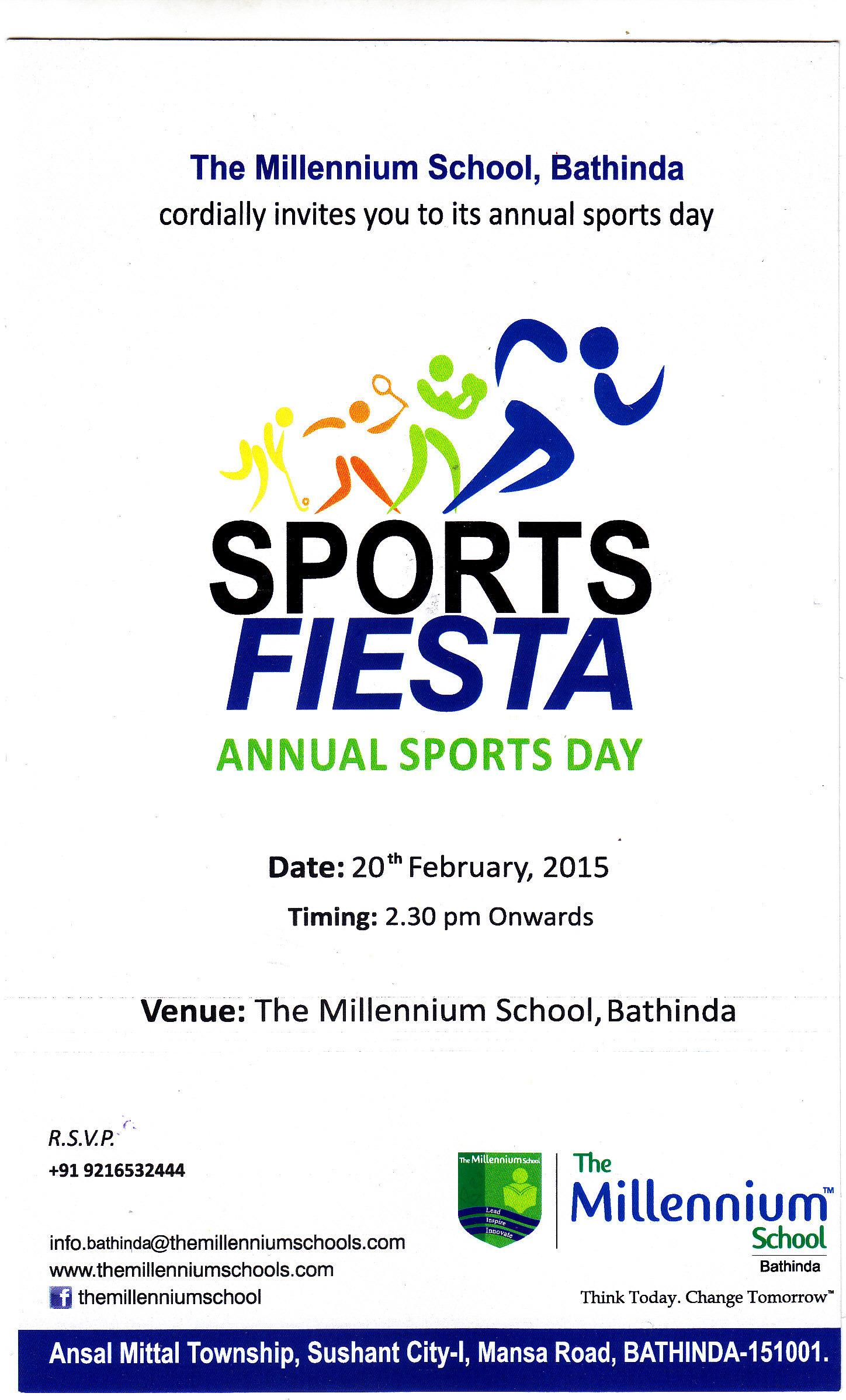 The Millennium School Bathinda presents Annual Sports Fiesta
