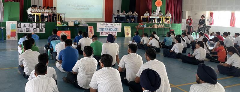 The Millennium School, Kurukshetra Organises Inter – House Science Quiz Competition