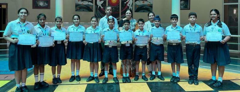 STUDENTS OF THE MILLENNIUM SCHOOL PARTICIPATED IN VARIOUS COMPETITIONS AT GURUGRAM