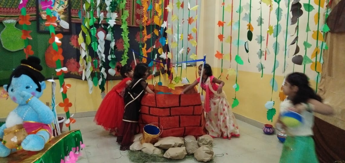 Janmashtami celebrations at The Millennium School