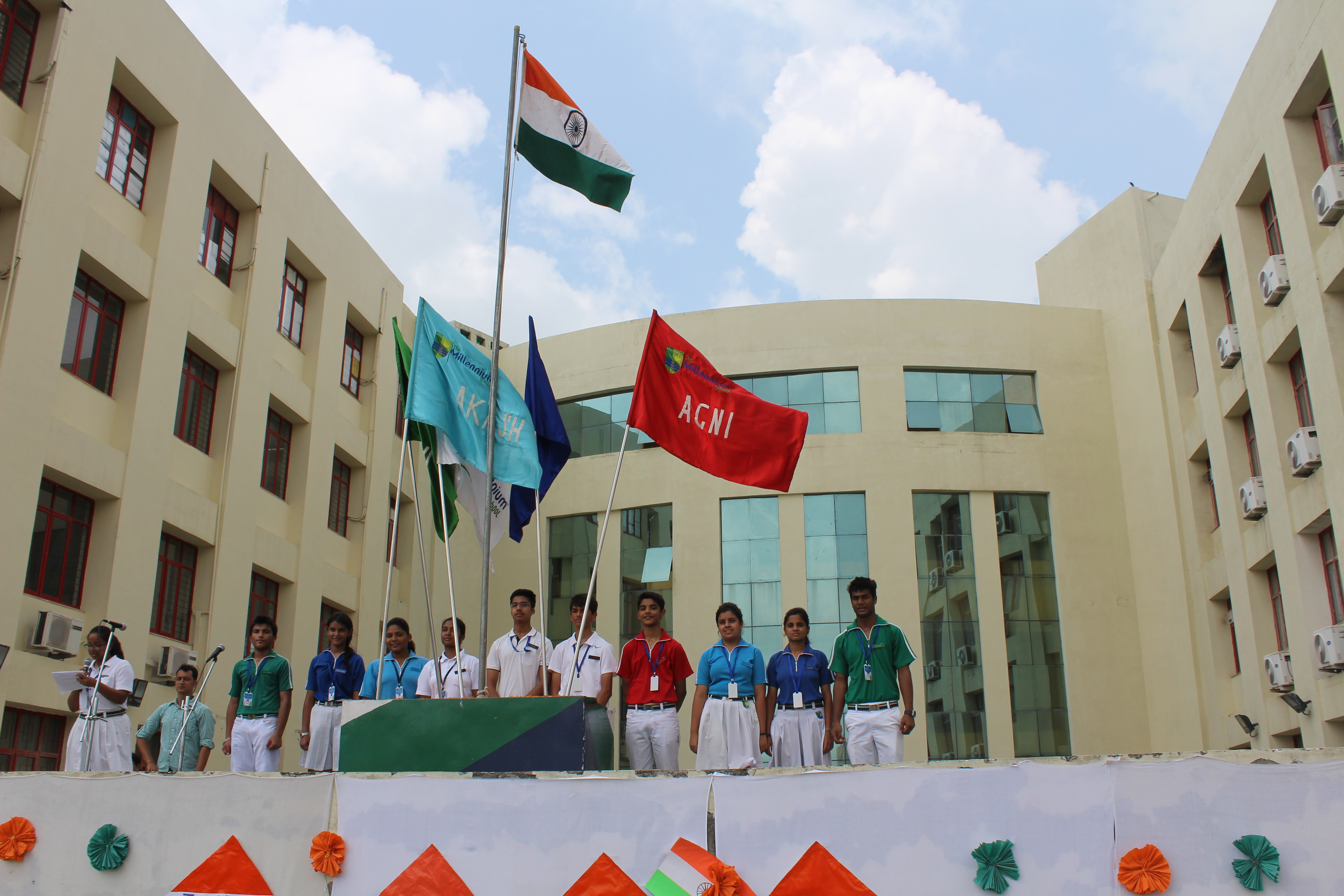 69th INDEPENDENCE DAY AT THE MILLENNIUM SCHOOL, LUCKNOW