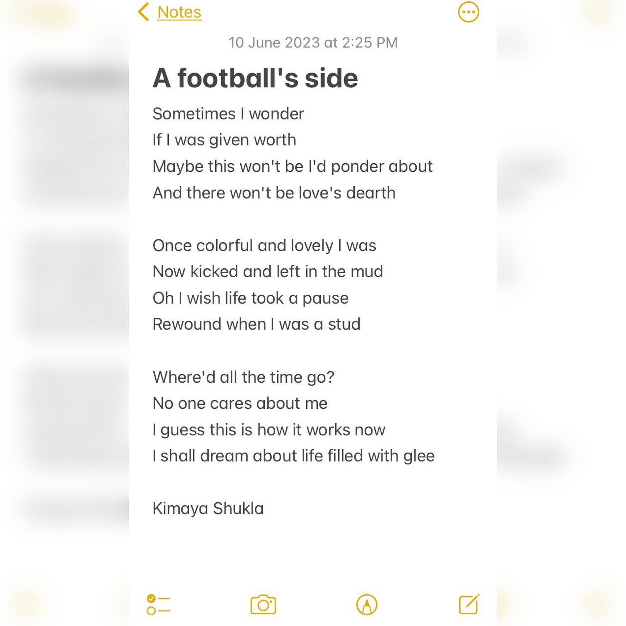 Poem written by Kimaya Shukla, Cambridge student.