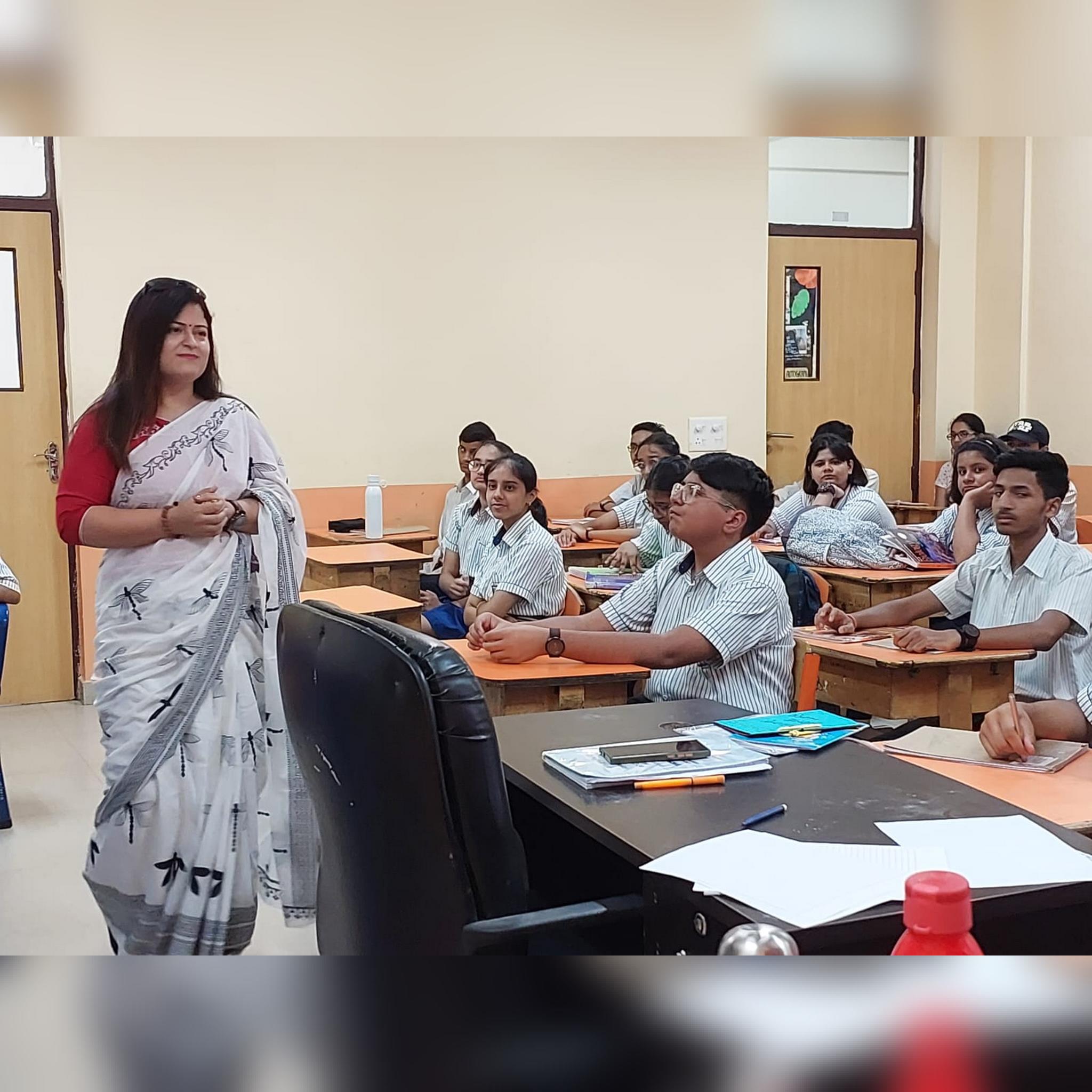 Counselling Session for Teens was conducted for Grade VIII & IX students by the special counsellor Dr Neha Anand
