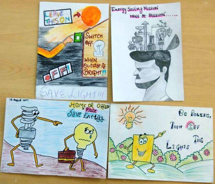 Results:- Poster Making Competition(Conserving Electricity) | The