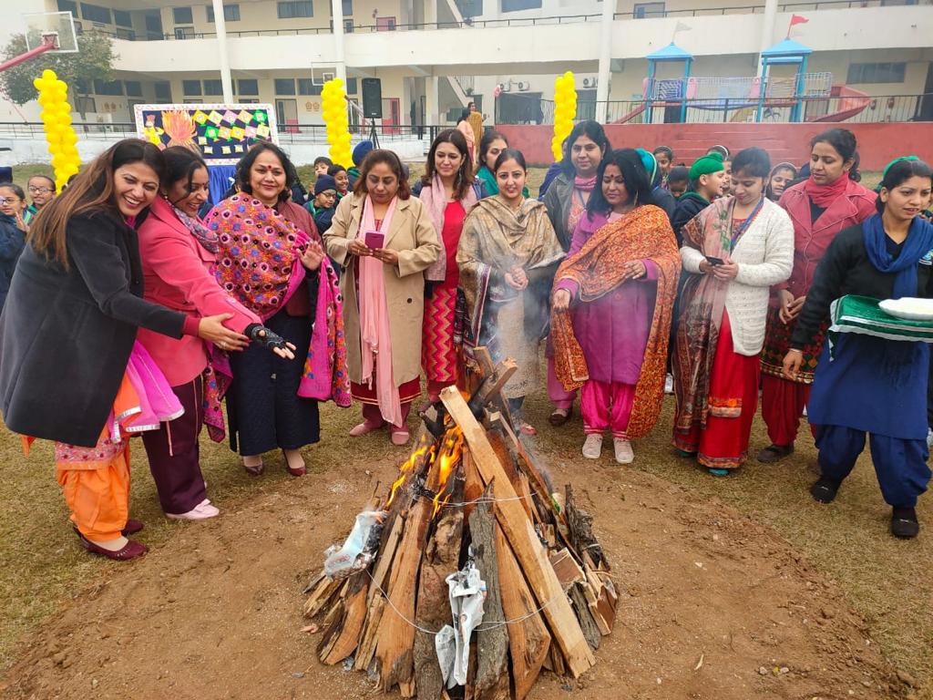 Lohri Celebration at The Millennium School Patiala