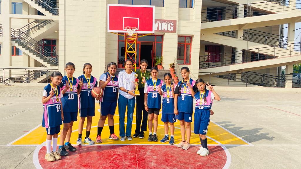 U-14 Girls' Basketball Team Secures Bronze Medal at Sahodaya Basketball Tournament